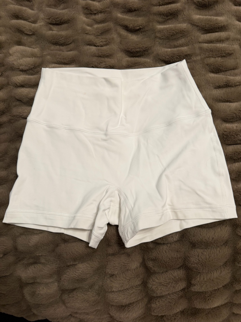 lululemon athletica White High-Rise Bike Shorts